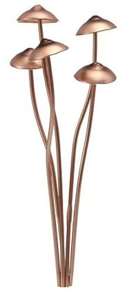 MUMQAQ Metal Mushroom Garden Statue Stake,Flower Pot Decoration,Outdoor Statue Mushroom Metal Mushroom for Garden Yard Decoration,Outdoor Garden Yard Art Accessories
