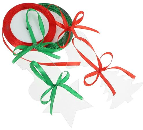 Cabilock 20stücke Acryl-weihnachtsschmuck Anhänger Für Baumdeko Fenster Und Wandhänger Für Party-Layout Und Feiertagsdekor