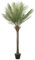 ML-Design Palmier Artificiel 150 cm, Plante Artificielle Grande, Palmier Tropical Artificiel, Fausse Plante en Plastique, Aspect Naturel, Arbre en Pot, Décoration pour Intérieur/Extérieur Salon Bureau