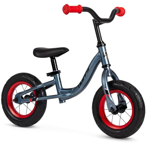 Huffy Pro Thunder Kids Bike – 10, 12, 16, 20 Balance Bike/Pedal Bicycle, Bold Colours (Blue, Green, Grey, Yellow), Ages 2–11, Durable Steel Frame, Front and Rear Caliper Breaks