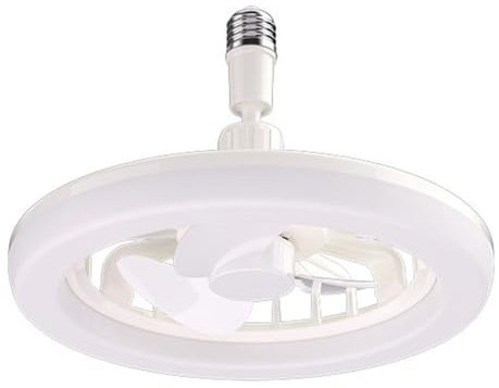 AVZYARDY Aromatherapy Modern Ceiling Fan with Light and Remote Silent Ceiling Fan Small Ceiling Fan for Kitchen Bedroom Basement Dining Living Room (White Large Remote Control)