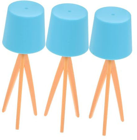 TOPPERFUN 3stücke Puppenhaus-miniaturlampe Schreibtischlampe Für Puppenhaus Miniaturmöbel Tischlampe Für Puppenhaus Led-Lampe Für Modell Dekoration Miniaturlampe Für