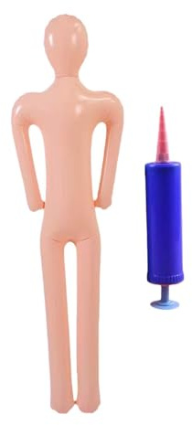 Baoblaze Halloween Aufblasbare Schaufensterpuppe Modell Figur Gruselige Leiche Requisite Realistische Aufblasbare Körper Kostüm Requisite für, Style B