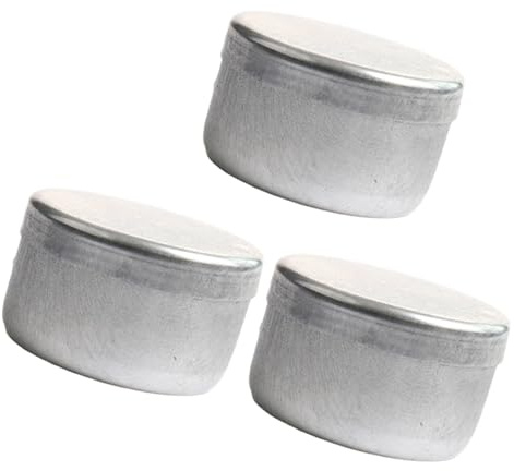 Fitooles 3 x Aluminium-Bodentestgläser, auslaufsicher, Probenbehälter für Labor, geotechnische Analyse und Lagerung, Gartenarbeit, Bodenprobenbehälter