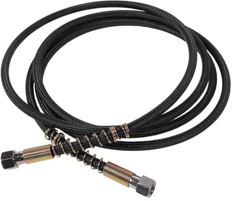 TOYANDONA Steam Iron High Pressure Tube Iron Flexible Intake Hose | Black Finish, Steam Station Iron Parts, Anti Crack Build, High Hardness for Steam Ironing Use