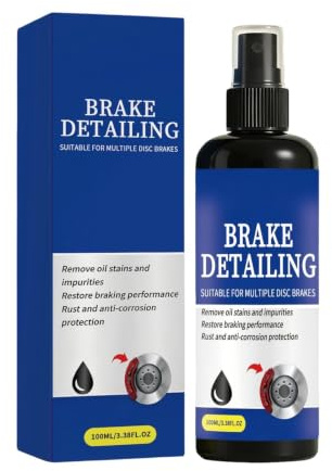 Bremsenreiniger Spray - 100 ml Felgenentfetter,Scheibenbremsen Reiniger für Auto | für Reifen Motor Fahrrad Motorrad Kfz Außenkette