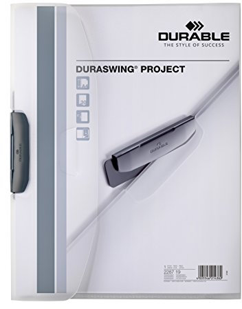 DURABLE Hunke & Jochheim Klemm-Mappe DURASWING® PORJECT, PP, 30 Blatt, transparent