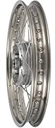 MZA Speichenrad 1,6 x 16 Edelstahlfelge + Edelstahlspeichen - Simson S50, S51, KR51 Schwalbe, SR4