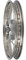 MZA Speichenrad 1,6 x 16 Edelstahlfelge + Edelstahlspeichen - Simson S50, S51, KR51 Schwalbe, SR4