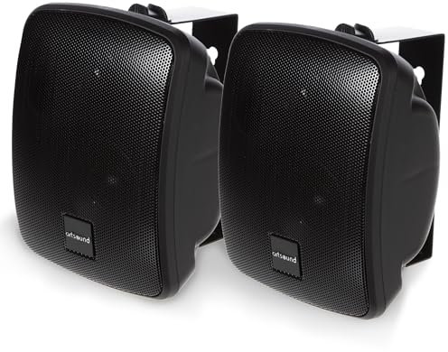 Artsound ASW65.2, 2er-Set wasserdichte Lautsprecher, 2-Wege-HiFi-Lautsprecher, 20-140 Watt, mit Wandhalterung, für den Innen- und Außenbereich geeignet, Terrasse, Garten, Sauna, Pool, Badezimmer,