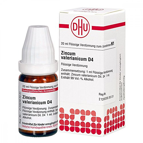 DHU Zincum valerianicum D4 Dilution, 20 ml Lösung