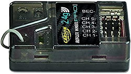 Carson 500501535 – Receiver Reflex Wheel PRO 3, 2.4 GHz BEC