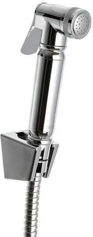 Tatay Kit Ducha 1 función, cromada, Incluye Soporte y Flexo de Acero Inoxidable de 1,5 m
