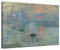 Bilderdepot24 Bild auf Leinwand | Claude Monet - Impression Sonnenaufgang in 120x90 cm als Wandbild | Wand-deko Dekoration Wohnung alte Meister | NEU-180214-120x90-is