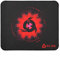 KLIM Tapis de Souris Medium - Surface Étendue (M) - Grand Tapis de Souris pour Gamer - Base en Caoutchouc Antidérapant - Surface Texturée Haute Précision - 320 x 270 x 4 mm - Rouge