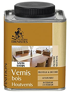 Vernis Bois Satine 250ml Incolore - Les anciens ébénistes
