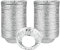 200 Stücke Ei T Aluminiumfolie Pappbecher, Einweg-Aluminiumfolie Torte, Einweg-Pappbecher aus Aluminiumfolie，für Verwendet in Eierkuchen, Mikrowelle(Silber)