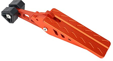 Auto Türstufe, Einfacher Zugang Zum Dach Fahrzeugs Beide Klappbare Autotür Pedal, für Autos Universal Doorstep (Orange)
