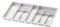 Sossai Inserto portaposate Divio per cassetti larghi 80 cm, 73x49 cm – ritagliabile, 12 scomparti, bianco, organizzatore in plastica per cassetti da cucina