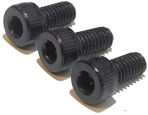 Guitar Locking nut screws set of 3 in black for Floyd Rose tremolo