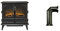 Dimplex Cassia Noir Electric Fire & Dimplex DX0001 Stove Pipe, 45.6 cm*28.1 cm*12.42 cm