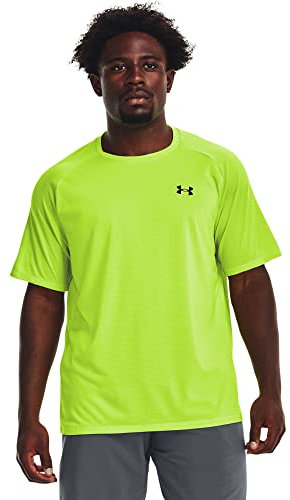 Under Armour Men's Tech 2.0 Novelty Short-Sleeve T-Shirt, (369) Lime Surge / / Black, XXXXL
