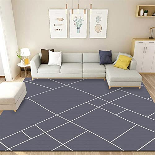 Flickenteppich Waschbar Teppich Lang Rechteckiger, leicht zu reinigender Wohnzimmerteppich, weicher Teppich, rutschfest 40X60cm Rug Carpet Waschbare Teppich