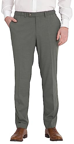 JP 1880 Herren große Größen Übergrößen Menswear L-8XL Hose, FLEXNAMIC®, Business, Baukasten Paris moosgrün 52 815907195-52