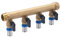 Collecteur mâle - femelle 20x27-4 départs multicouche à sertir Ø16 à vannes NOYON & THIEBAULT