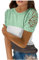 Neon Shirt Damen Kurzarm Bluse Damen Snoopy T-Shirt Damen Trachtenshirt Damen Spagettiträgershirts Damen Top Damen Sommer Yoga Top Hemdjacke Damen(4-Green, XXL)