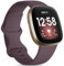 Oielai Bracelet de Remplacement en Silicone Compatible avec Fitbit Versa 3/4, Sense/Sense 2 pour Femmes et Hommes - FuméeViolette
