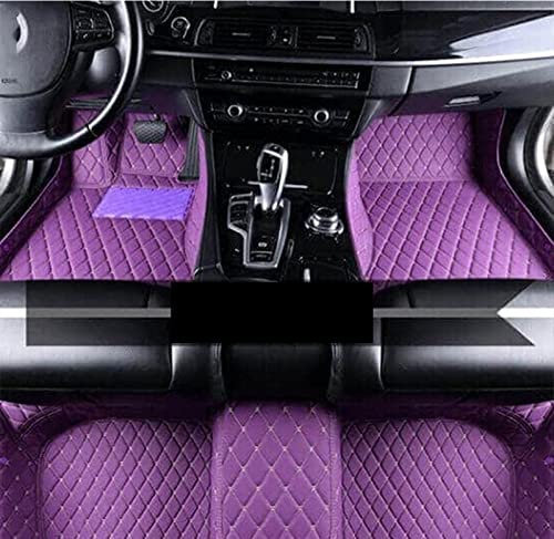 Autoteppich Nicht-Hybridfahrzeug Für Toyota Für Yaris Für Kreuz Für Yarisu Für Kurosu XP210 2021 2022 2023 Auto-Fußmatten Auto Fußmatten Teppich (Farbe : Lila)