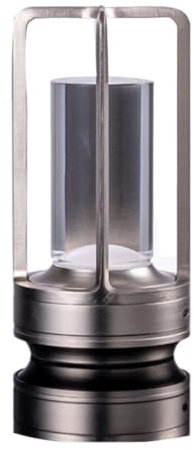 rongweiwang Lumison Kristall Laternen Tischlampe. Umarmen Sie die Schönheit der beleuchteten Atmosphäre. Lumisom Kristall Laternenlampe aus Aluminiumlegierung, Silber