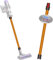 Pulyibo Tubos de Extensión para Dyson V15 V11 V10 V8 V7 Aspiradora, Tubo de Varilla Telescópico 72cm - Naranja