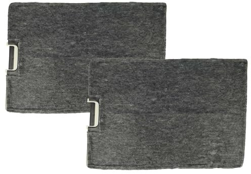 vhbw 2x Aktivkohlefilter kompatibel mit Bosch DKE945A, DKE945A00 DKE945A, DKE945A01, DKE945A02, DKE945U Dunstabzugshaube - 30 x 21,5 x 3 cm