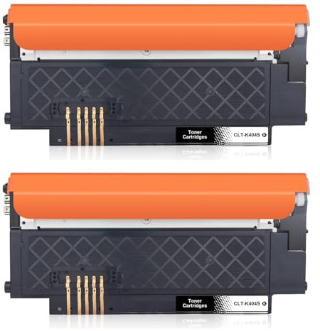 CLT-404S P404C Kompatibel für Toner Samsung C480W Xpress SL C480FW C480FN C480 C430 C430W C48X CLT-K404S CLT-Y404S CLT-C404S CLT-M404S (2 Schwarz)