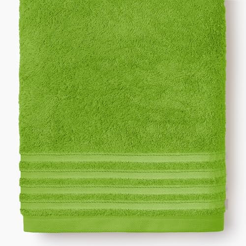 SEDALINNE - Pack 2 Toallas de baño Lisa - Formato Lavabo 50x100cm - 100% algodón Peinado - Altamente Absorbente - gramaje 500 gr - Secado rápido y Tacto Suave - Color Pistacho
