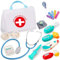 Arztkoffer Kinder ab 2 3 4 5 Jahre, Doktorkoffer Kinder mit Realistisches Stethoskop Thermometer, Rollenspiele Doktorspiele Medizinische Kit Dokotorset Spielzeug ab 3 4 5 Jahre Mädchen Junge Geschenk