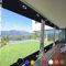 0,5mm Schwerlast wasserdichte Plane mit Ösen,Durchsichtige Plane,Vorhang Wasserdichter für Pergola Pavillon Terrasse mit RV,Transparente Plane Abdeckung,(Höhe x Breite:2x4m/6.56x13.12ft)