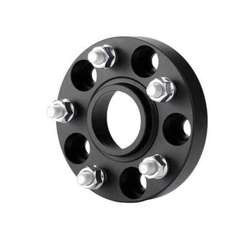 Spurverbreiterung Für Volvo S60 Für PoleStar M12x1.5 1 Stück Spurverbreiterung Adapter PCD 5x108 CB 63,4 Spurverbreiterungen(Black 20mm)