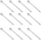 sourcing map 12Pcs 4mmx40mm 304 Stainless Steel Cotter Pin, Split Pin Fastener Clips Split Cotter for Household Appliances, Sports Equipment, Car Mechanics Repair (Silver)