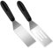 2Pcs Small Metal Spatula, Mini Serving Spatulas for Kitchen Flipping or Cooking Cutter and Serve Turner Spatula Stainless Steel and Scraper for Pancakes Brownies Desserts Cookie Eggs Tiramisu