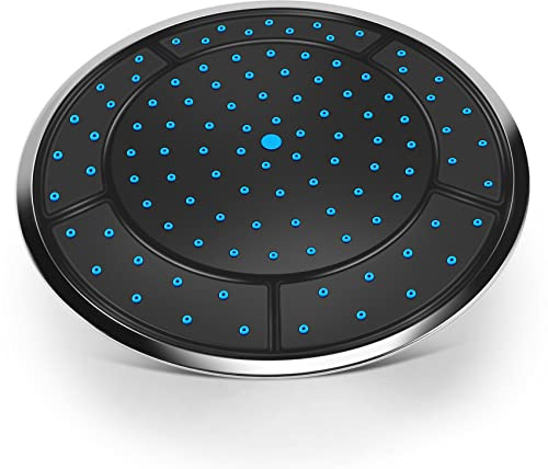 Asyduey 1 Pcs 25 cm Plástico Forma Redonda Lluvia Ducha Accionada Ducha Superior de La Habitación Accesorios de Cabina de Boquilla de Cabeza de Techo