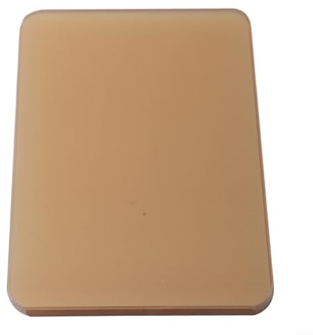 Gettimore Hochtemperaturbeständige Glastür für den Außenbereich, Brennholz, Camping, Herd, Grill, Ofen, Rauch, Flammenblocker, Atemluft-Qualitätsschutz (11,5 x 6,7 cm)