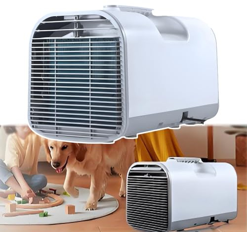 Climatiseur Portable, Déshumidificateur à Refroidissement Rapide, 600W, Mini Climatiseur Portable pour Tente De Camping, Camping-Car, Voiture, Camion, Fourgonnette Et Pêche