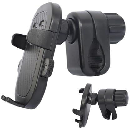 Fahrrad-Telefonhalterung – 0,15 Kg, 150 G, Verstellbare Klemme, Roller-Halterung, E-Scooter-Zubehör, Flexibler Drehbarer Lenker-Smartphone-Clip Für Motorrad Und Laufband | ABS Commuteing Gym Work Eink