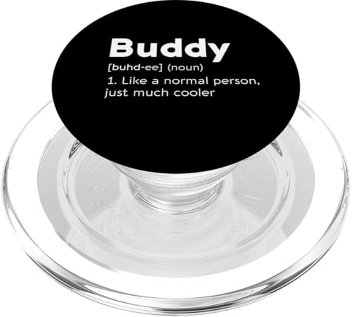 Buddy Name Definition Jungen Lustig Cool Normal Person PopSockets PopGrip für MagSafe