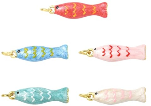 UR URLIFEHALL Farbige Emaille-Charms, baumelnde emaillierte Charm-Anhänger für Ohrringe, Halsketten, Armbänder, Schmuckherstellung