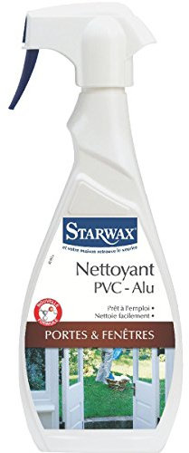 Starwax - Limpiador para PVC de puertas/ventanas, 500 ml, pulverizador