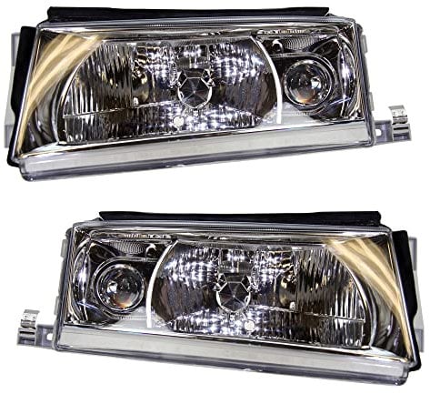 BESTPRICE 2x Hauptscheinwerfer vorne links + rechts Frontscheinwerfer, Kompatibel mit SKODA OCTAVIA I (1U2), OCTAVIA I Combi (1U5)